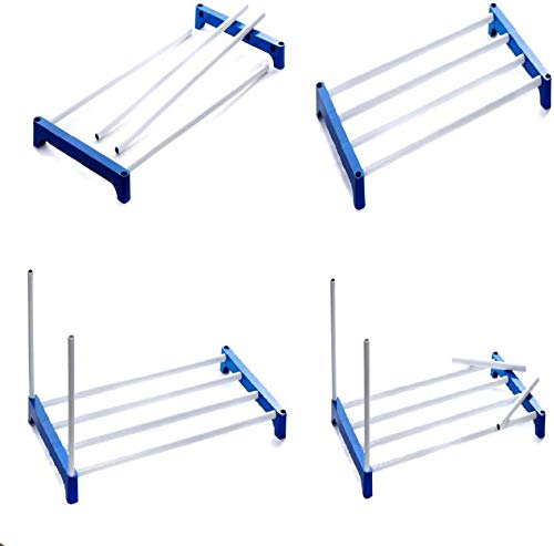 Dhani Creations Multi-Purpose Foldable Shoe Racks for Home Shoe Rack with Wheels, 4 Layer