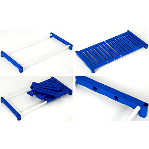 Dhani Creations Plastic Multipurpose 3 Steps Shoes, Clothes, Books and Utility Rack (Blue) Amazon.in: Home & Kitchen